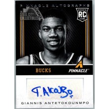 Giannis Antetokounmpo 2013-14 Panini Pinnacle Rookie Autograph Card #76