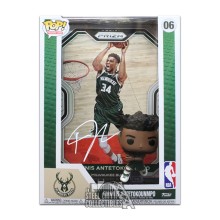 Giannis Antetokounmpo Autographed Prizm Edition Vinyl Funko Pop - BAS