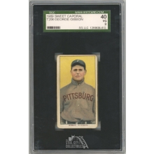 George Gibson 1909 Sweet Caporal T206 Baseball Card SGC 3 VG