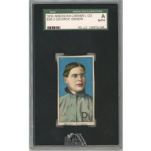 George Gibson 1910 American Caramel Co. E90-2 Baseball Card SGC Authentic