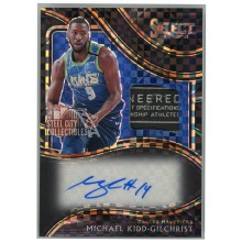 Michael Kidd-Gilchrist 2020-21 Panini Select Patch Autograph Black Card #AM-MKG 1/1