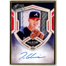 Tom Glavine 2020 Topps Transcendent Gold Framed Autograph Card #THOF-TG 1/1