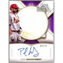 Paul Goldschmidt 2021 Topps Definitive Purple Patch Autograph Card #ARC-PG 09/10