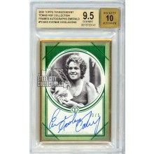 Evonne Goolagong 2020 Topps Transcendent Tennis HOF Emerald Autograph Card #TCA-EG 3/5 BGS 9.5