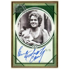 Evonne Goolagong 2020 Topps Transcendent Tennis Emerald Autograph Card 5/5 #TCA-EG
