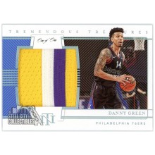 Danny Green 2020-21 Panini National Treasures Tremendous Treasures Game-Used Patch Card #TRE-DGR 1/1