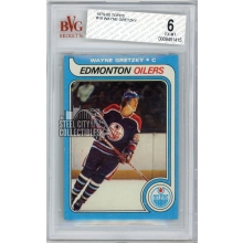 Wayne Gretzky 1979-80 Topps Hockey Rookie Card #18 BVG 6 (415)