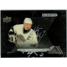 Wayne Gretzky 2017-18 Upper Deck Black Obsidian Scripts Autograph Card #OS-WG