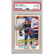 Wayne Gretzky 1981-82 Topps Hockey Card #16 PSA 10