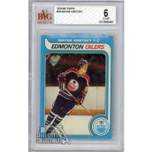 Wayne Gretzky 1979-80 Topps Hockey Rookie Card #18 BVG 6 (461)