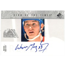 Wayne Gretzky 2003-04 Upper Deck SP Authentic Sign Of The Times Auto Card SOT-WG