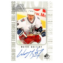 Wayne Gretzky 1998-99 Upper Deck SP Authentic Sign Of The Times Auto Card #WG