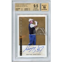Wayne Gretzky 2015 Upper Deck Goodwin Goudey Autograph Card #GA-WG BGS 9.5