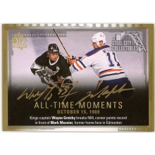 Wayne Gretzky Mark Messier 2015-16 Upper Deck SP Authentic All-Time Moments Autograph Card #155