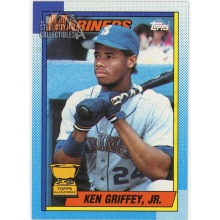 Ken Griffey Jr. 1990 Topps All-Star Rookie Card #336 (Bloody Scar)
