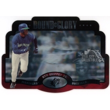 Ken Griffey Jr. 1996 Upper Deck SPx Bound For Glory Die-Cut Card #1 Of 10