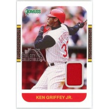 Ken Griffey Jr 2021 Panini Donruss 1987 Game-Used Jersey Card #87M-KGJ