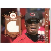 Ken Griffey Jr 2003 Upper Deck Honor Roll Dean's List Game-Used Jersey Card #DL-KG1