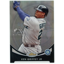 Ken Griffey Jr. 2010 Topps Finest Refractor Card #65 337/599