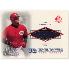 Ken Griffey Jr 2001 Upper Deck SP Authentic Exclusives Game-Used Jersey Card #UD-KG