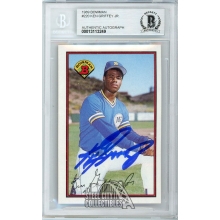 Ken Griffey Jr 1989 Bowman Autographed Card #220 - BAS 10
