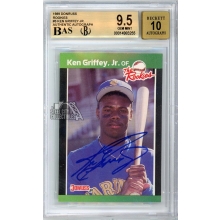 Ken Griffey Jr 1989 Donruss The Rookies Autograph Rookie Card #3 BGS 9.5 BAS 10