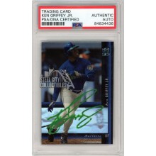 Ken Griffey Jr 1994 Upper Deck Holoview FX Autograph Card #12 PSA/DNA (Smear)