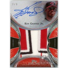 Ken Griffey Jr 2022 Topps Sterling Splendor Patch Autograph Card #SSJPA-KGJ 2/3