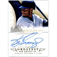Ken Griffey Jr. 2014 Panini Immaculate The Greatest Autograph Card #1 05/20
