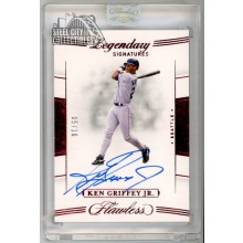 Ken Griffey Jr. 2020 Panini Flawless Legendary Ruby Autograph Card #LS-KG 05/10