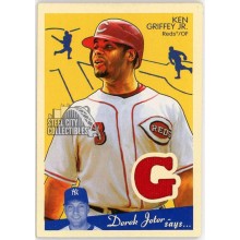 Ken Griffey Jr 2008 Upper Deck Goudey Memorabilia Game-Used Jersey Card #M-KG