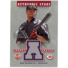 Ken Griffey Jr 2003 Upper Deck Authentic Stars Game-Used Jersey Card #AS-KG