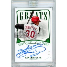Ken Griffey Jr 2020 Panini Flawless Greats Emerald Autograph Card #GA-KG 1/5