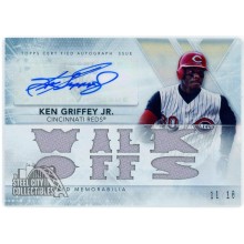Ken Griffey Jr. 2015 Topps Triple Threads Patch Autograph Card #TTAR-KGJ2 11/18