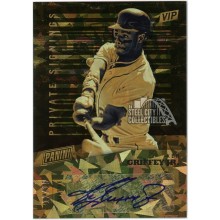 Ken Griffey Jr 2019 Panini National VIP Private Signings Cracked Ice Auto 12/15