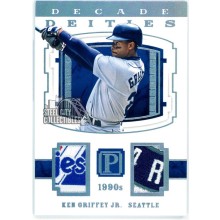 Ken Griffey Jr. 2016 Panini Pantheon Decade Deities Dual Patch Card #DD-KG 1/1