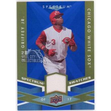 Ken Griffey Jr 2009 Upper Deck Spectrum Swatches Game-Used Jersey Card #SS-KG