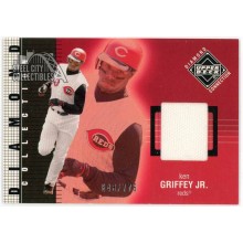 Ken Griffey Jr 2002 Upper Deck Diamond Collection Game-Used Jersey Card #247 /775
