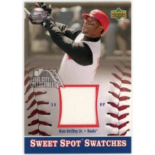 Ken Griffey Jr 2002 Upper Deck Sweet Spot Swatches Game-Used Jersey Card #S-KG