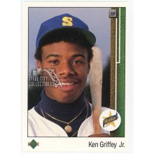 Ken Griffey Jr 1989 Upper Deck Baseball Rookie Card #1