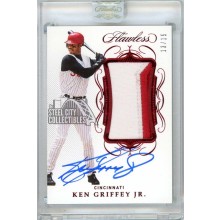 Ken Griffey Jr 2020 Panini Flawless Ruby Patch Autograph Card #PA-KG 13/15