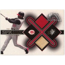 Ken Griffey Jr 2001 Upper Deck SPX Winning Materials Dual Relic Card #KG2