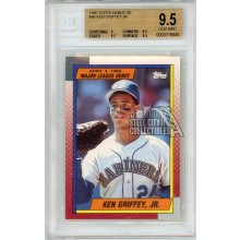 Ken Griffey Jr 1990 Topps Baseball Debut Card #46 BGS 9.5