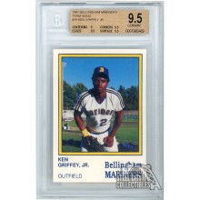 Ken Griffey Jr. 1987 International Team Issue Rookie Card #15 BGS 9.5 Gem Mint