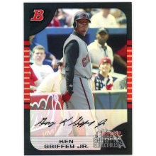 Ken Griffey Jr. 2005 Bowman Chrome Refractor Card #75