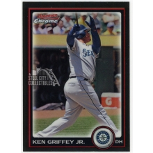 Ken Griffey Jr. 2010 Bowman Chrome Refractor Card #155