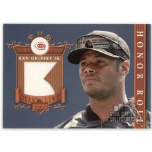 Ken Griffey Jr 2003 Upper Deck Honor Rolls Dean's List Game-Used Jersey Card #DL-KG