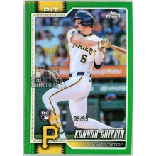 Konnor Griffin 2026 Topps Chrome Green Refractor Rookie Card #74 9/99