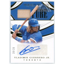 Vladimir Guerrero Jr. 2019 Panini Immaculate Pure Rookie Relic Auto #P-VG 20/25