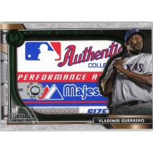 Vladimir Guerrero 2021 Topps Museum Game-Used Majestic Tag Patch Card #MM-VG 1/1